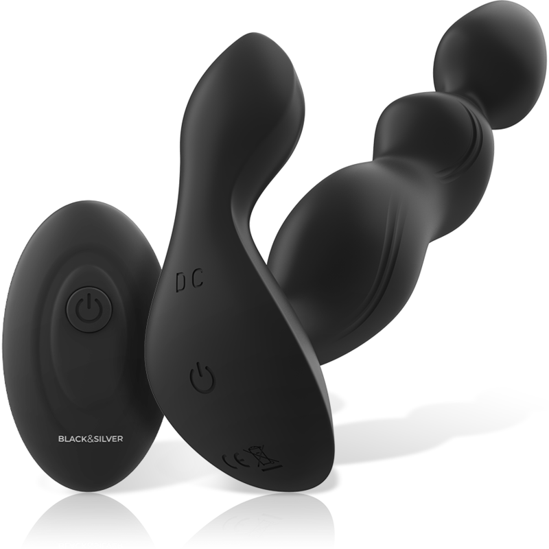 BLACKandSILVER - CORA PLUG PROSTÁTICO SILICONA CONTROL REMOTO