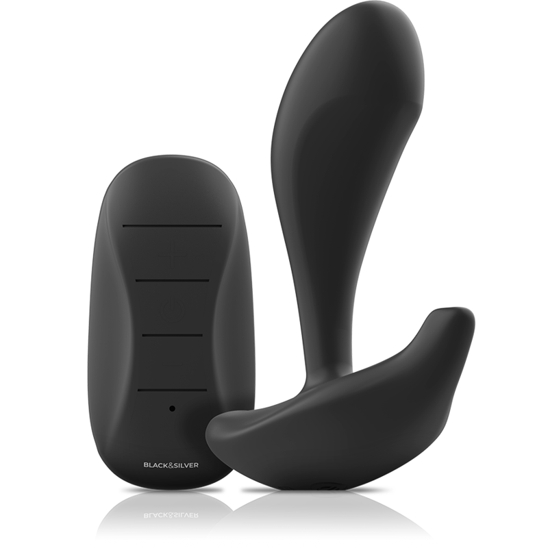BLACKandSILVER - DWAYNE PLUG ANAL SILICONA CONTROL REMOTO