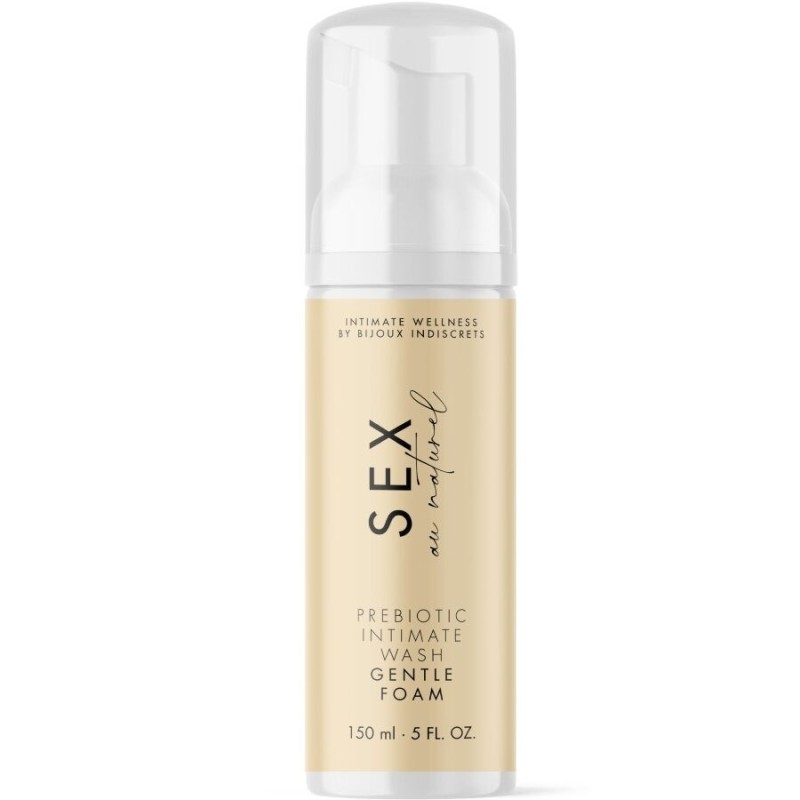 BIJOUX INDISCRETS - SEX AU NATUREL GEL ÍNTIMO PREBIÓTICO CON ESPUMA 150 ML