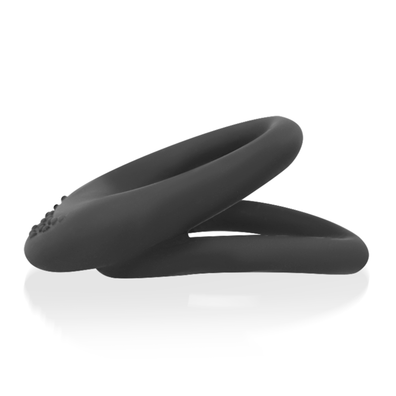 OHMAMA FETISH - DOBLE ANILLO SILICONA 3.5 CM -4.5 CM
