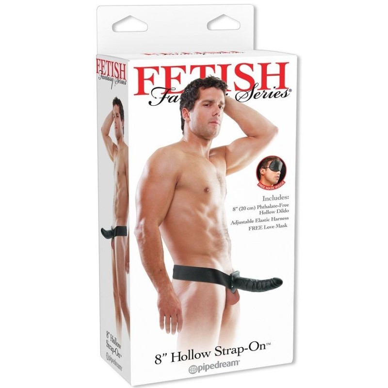 FETISH FANTASY SERIES - ARNÉS HUECO 19 CM NEGRO
