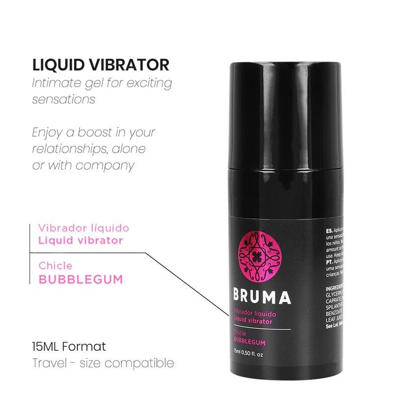 BRUMA - VIBRADOR LÍQUIDO CHICLE