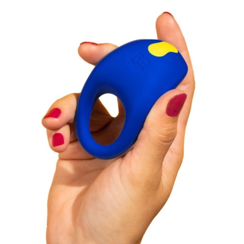 ROMP - JUKE ANILLO DE SILICONA PARA PENE CON VIBRADOR DE ESTIMULACIÓN DE CLÍTORIS