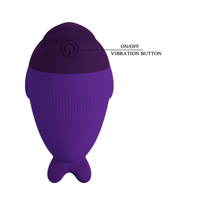 PRETTY LOVE - DOLPHIN MINI VIBRADOR CON SUJECIÓN